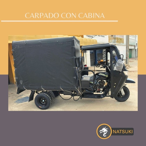 Natsuki Motocarro Carpado Con Cabina