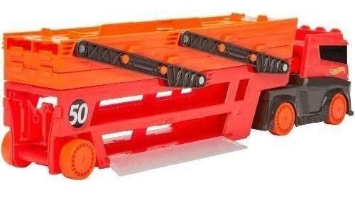 Caminhão Hot Wheels Mega Red Hauler 50th - Mattel Ghr48