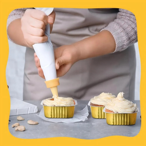 BANNA 50 Molde Aluminio Desechable 300ml Con Tapa, 10 Oz/300ML Moldes Para Tartas, Moldes Cuadrados De Foil Para Tartas De Bodas, Fiestas Y Cumpleaños, 11.2 * 11.2 * 4 cm , Dorado