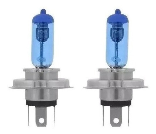 Kit Lâmpada Super Branca Farol + Led Gol Saveiro Quadrado G1