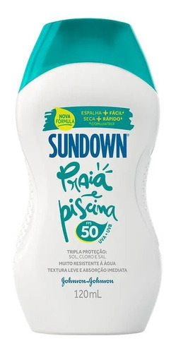 Protetor Solar Sundown Praia e piscina FPS50 120mL