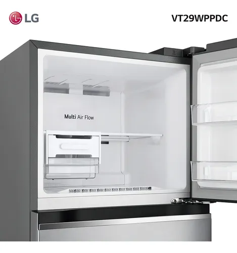 Heladera Lg Inverter 254 Lt Auto Defrost Vt29wppdc Queoferta Plateado