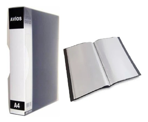 Carpeta Con Folios A4 Con 100 Folios Pvc Plasticas Colores