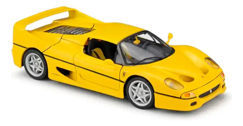 Auto Coleccionable Color Amarillo Ferrari F50 Febo