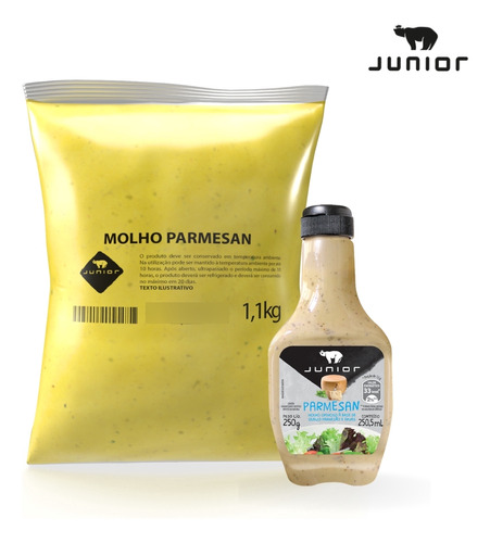 Molho Salada Parmesan Gourmet Cremoso 1,1kg Pouch Junior