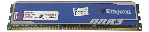 Memória Gamer Kingston Hyperx Blu - Ddr3 Khx1333c903b1 4gb (Usado)