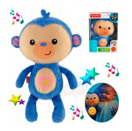 Fisher Price Monito Brillos Luminoso Peluche Para Bebes