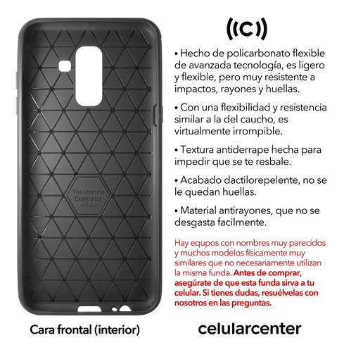 Funda Para Galaxy J8 Sm-j810 Samsung Case Protector Cover