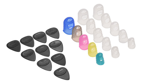 Kit De 10 Accesorios De Guitarra Picks Protectors Para Princ