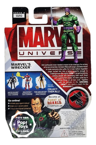 Hasbro - Marvel Universe - 3.75 - Marvel´s Wreckerno. 20