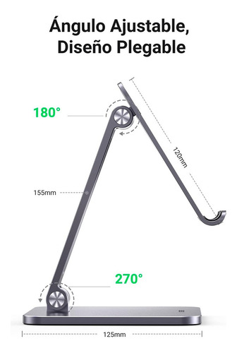 Soporte Stand De Mesa Metal Ugreen Para Ipad Tablet Celular