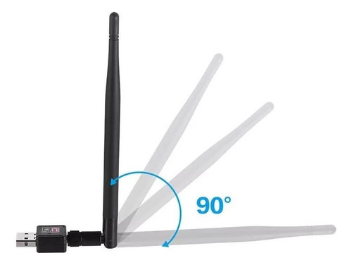 Antena Internet Pc Wifi Usb Receptora De Longo Sinal
