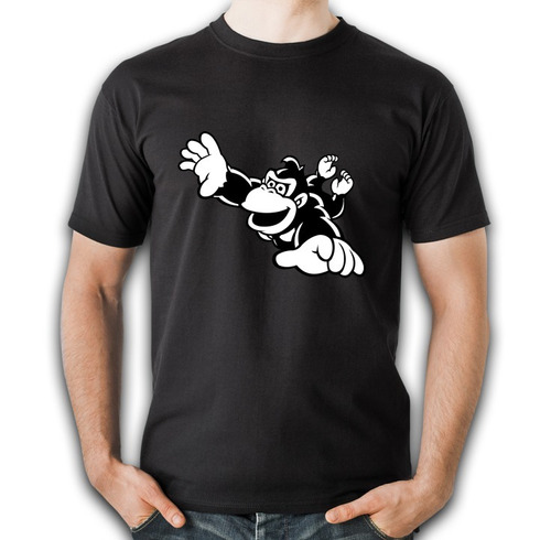 Camisa De Hombre  Moderno Estilo Donkey Game