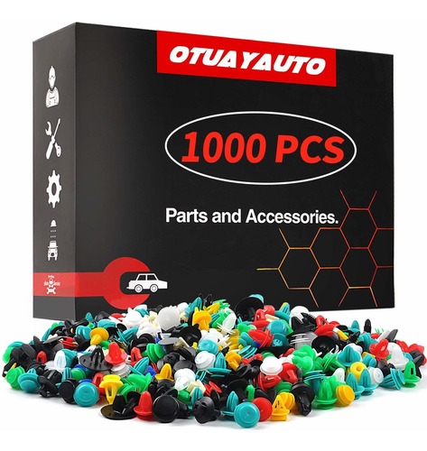 Otuayauto 1000 Clips Universales Para Coche Sujetadores De P