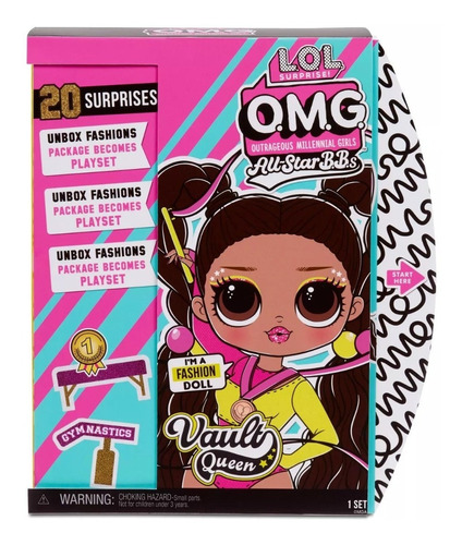 Lol Surprise! Omg All Star Vault Gimnasta  20 Sorpresas