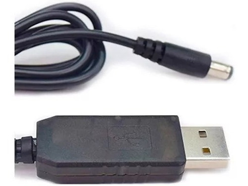 Cable Corriente Usb A Plug Dc 5v 5,5mm Router Modem
