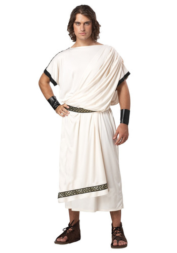 Disfraz Para Hombre Toga Talla Plus Halloween 