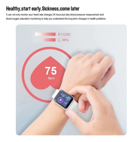 Reloj Inteligente Bluetooth Resistente Al Agua Ji