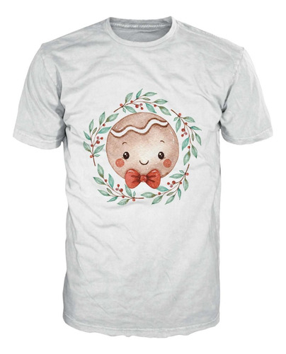 Camiseta Navidad Christmas Galleta Corona El Regalo Perfecto