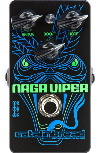 Pedal De Efectos De Guitarra Naga Viper Modern Treble B...