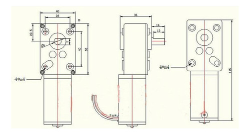 Turbina De Reducción De Velocidad 12v 80rpm