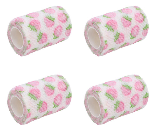 Vet Tape Wrap, 4 Unidades, Vendaje Autoadhesivo De 3 Pulgada