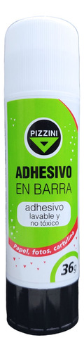 Adhesivo Pegamento  En Barra Pizzini 36g Por Unidad