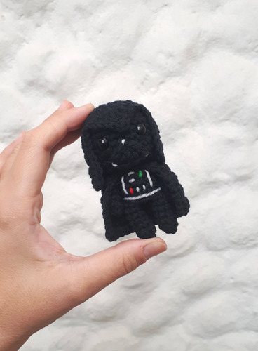 Muñeco Darth Vader Star Wars Amigurumi Tejido - Pipelino