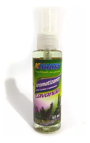 Cheirinho Para Carro Aromatizante Agradável 60ml Kharis Cor Verde Fragrância Lavanda