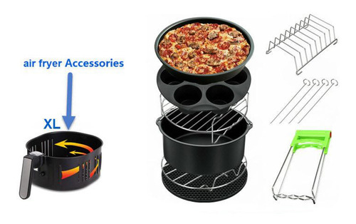 Accesorios Para Freidora De Aire Xl De 9 Pulgadas, Juego De