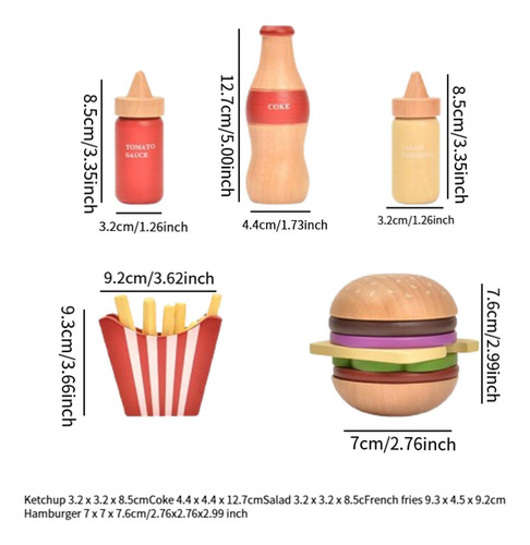 Alimentos De Juguete De Simulación, Juguete Educativo,