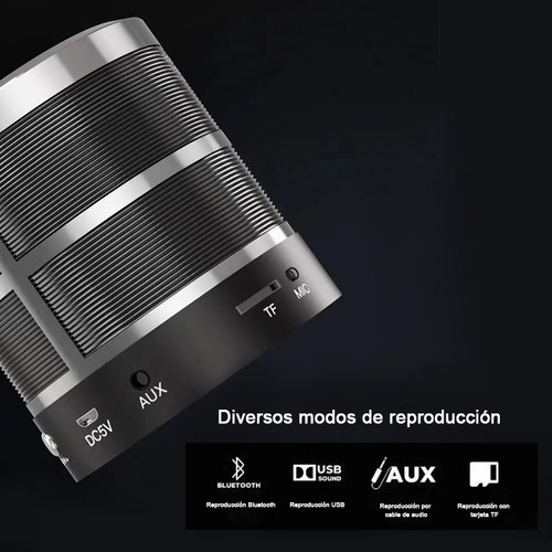Altavoz Subwoofer Portátil Con Bluetooth Para Exteriores