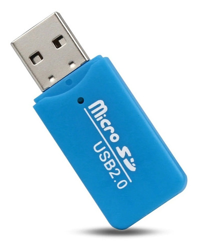 Lector Adaptador De Memoria Mini Micro Sd A Usb Pc