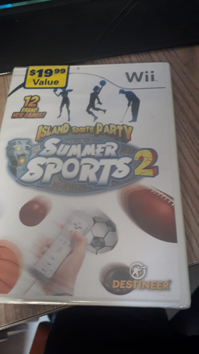 Island Sports Party Summer Sports 2 Wii Original Lacrado