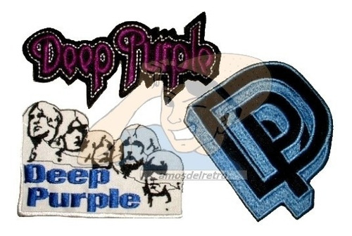 Parche Bordado Musica Rock Deep Purple X Unidad Adr