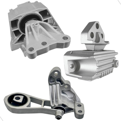 Kit 3 Coxim Suporte Motor Câmbio Fiat Toro 1.3 4x2 Flex At6