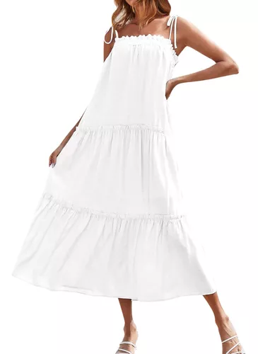 opción Australia dormitar Vestidos Blancos Para Playa Ninas | MercadoLibre 📦