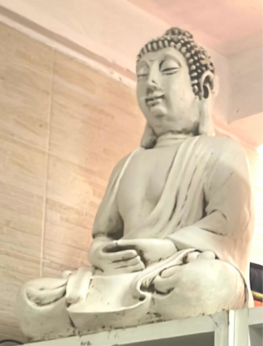 Buda Gigante 100 Cm En Resina Apto Exterior Ideal Jardin 8kg