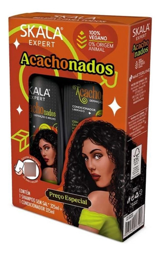 Kit Shampoo Acondicionador Acachonados Skala 325ml C/u