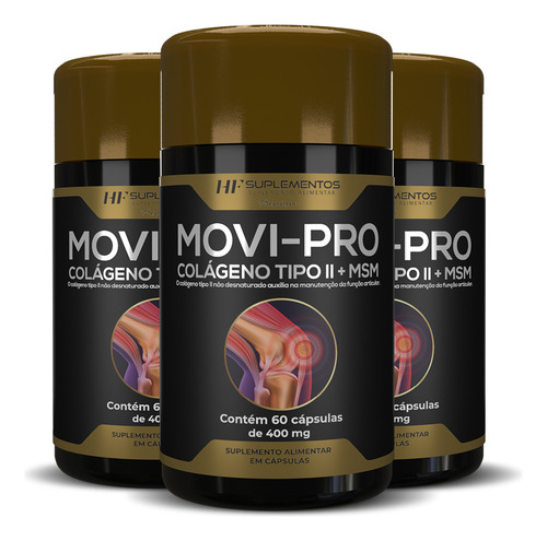 3x Movi Pro Hf Suplements Premium 60 Caps
