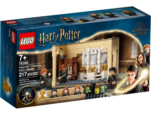 Lego Harry Potter - Hogwarts: Fallo De La Poción Mul (76386) Cantidad de piezas 217