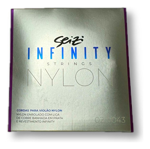 Corda Para Violão Seizi Infinity Nylon 028-043