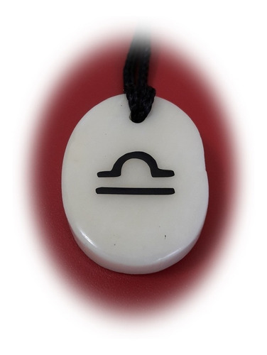 Colgante Con Los Signos Del Zodiaco 2.5 X 3.5 Cm - Libra