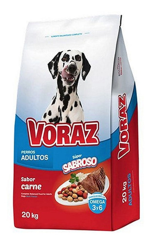 Alimento Voraz Perro Adulto Carne X 20kg