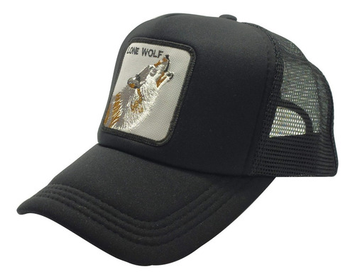 Imagen 2 de 6 de Gorra Trucker Lobo Parche Bordado Ear Outdoor