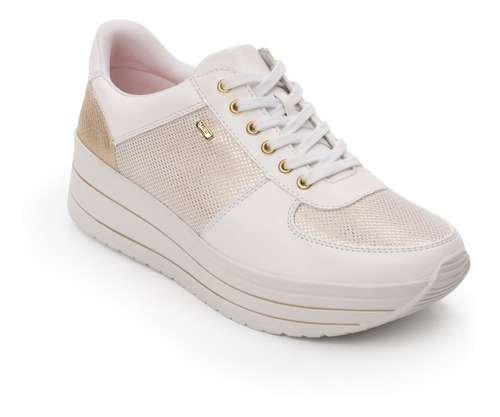 Tenis Piso Casual Dama 101005 Flexi Oro