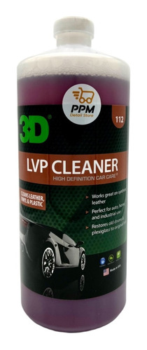 3d Lvp Cleaner Limpiador De Piel Vinil Plástico 32oz (946ml)