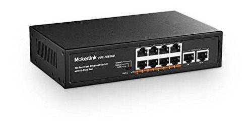 Conmutador Pooker Mokerlink De 8 Puertos Con Ethernet De Enl