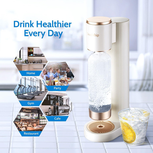 Máquina Para Hacer Agua Con Gas 1l Greatwhip