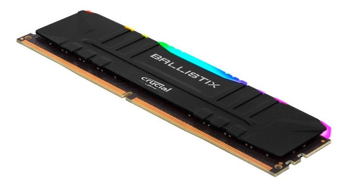 Imagen 3 de 5 de Memoria Ram Ddr4 16gb 3600mhz Crucial Black Rgb